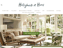 Tablet Screenshot of hollywoodathome.com